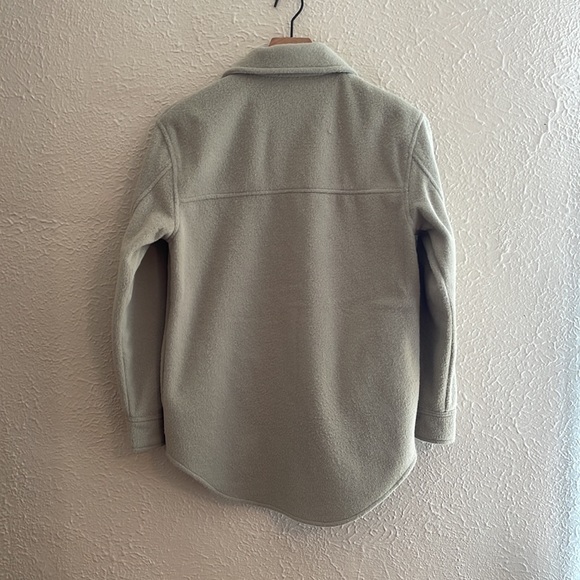 LIKE NEW RACHEL ZOE Button Down Shirt Jacket Shacket in Light Green Size XS - Picture 3 of 3